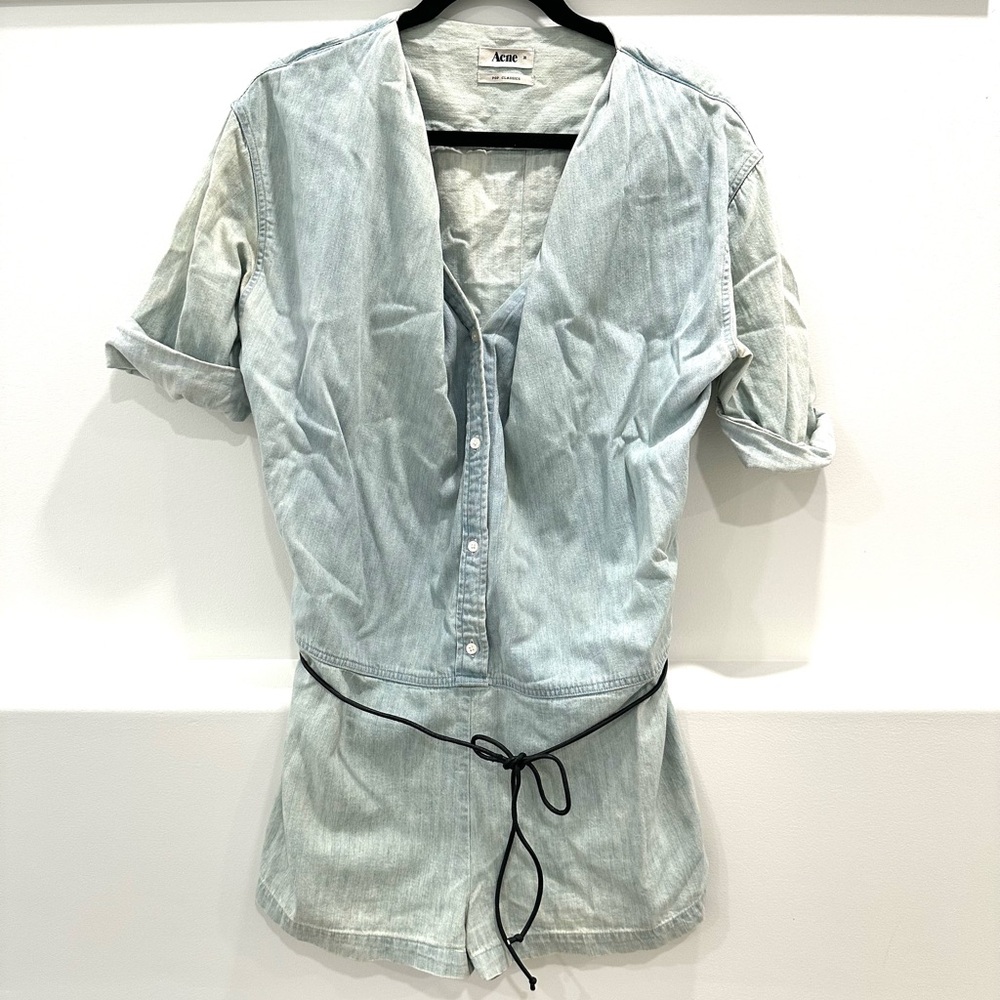 Acne Studios Abey denim romper - Picture 1 of 11